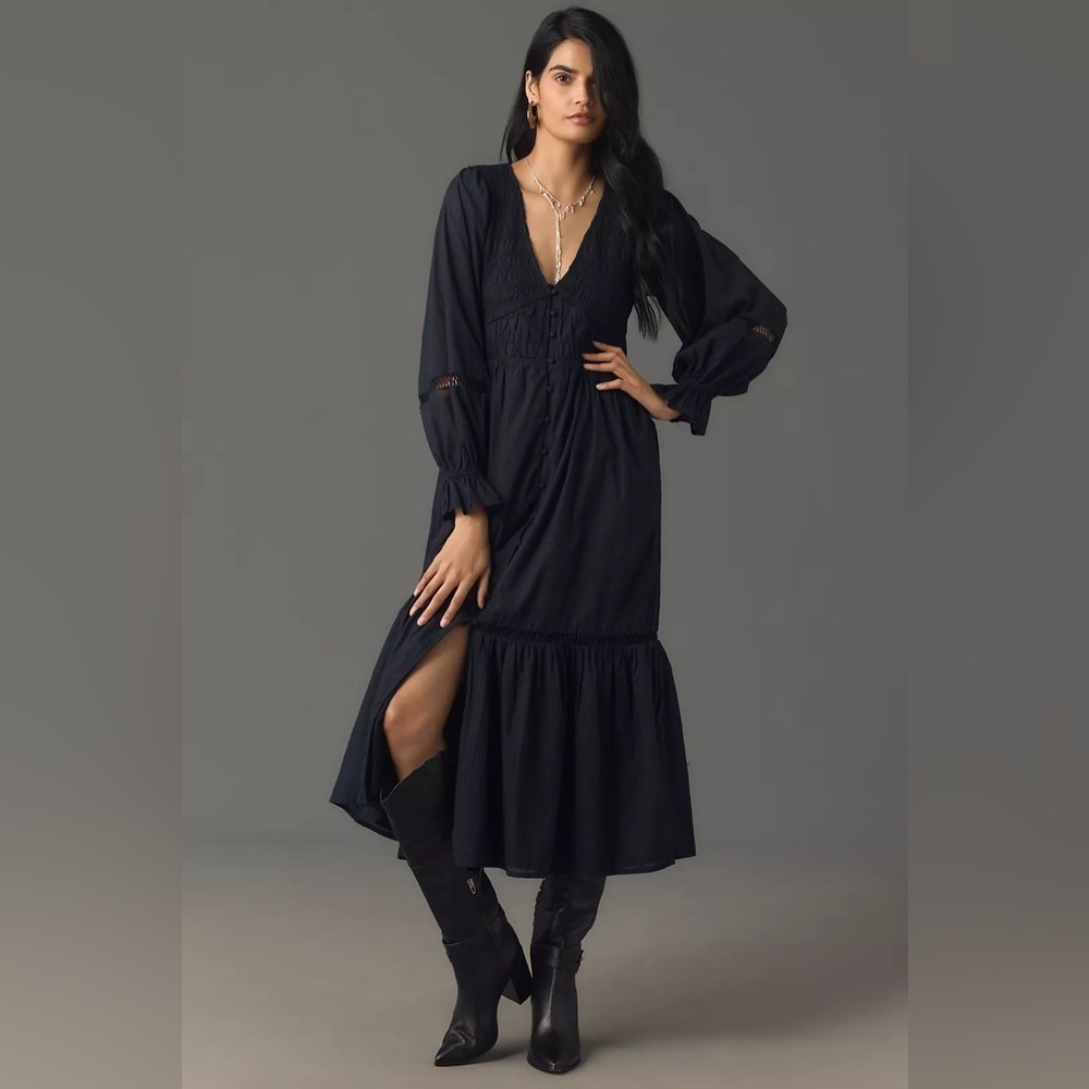 The Peregrine Midi Dress: Long-Sleeve Edition
By Anthropologie